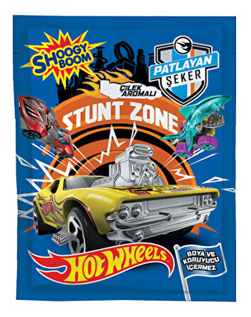Hot Wheels Çilek Aromalı Patlayan Şeker 7 Gr. 1 Adet