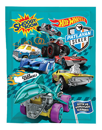 Hot Wheels Çilek Aromalı Patlayan Şeker 7 Gr. 1 Adet