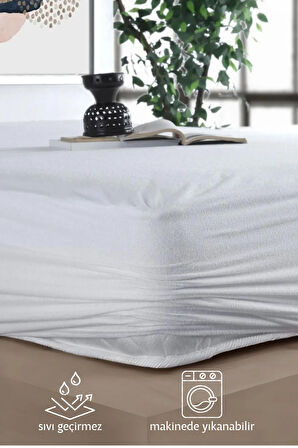 Mikrofiber Fitted Su Sıvı Geçirmez Alez Yatak Koruyucu Bebek  Tek Çift Battal
