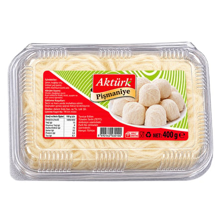 Aktürk Pişmaniye 400 gr 3 lü