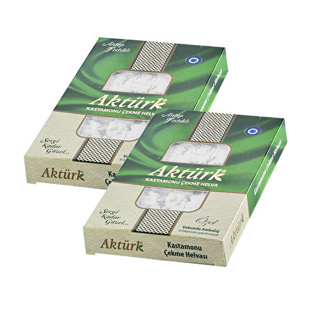 Aktürk Kastamonu Cekme Helva Antep Fıstıklı 250 gr x 2 Adet