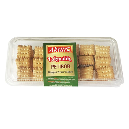 Aktürk Lokmalık Petibör Bisküvi Arası Lokum 250 gr x 6 Adet