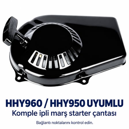 HHY960/HHY950 Jeneratör Uyumlu Komple İpli Marş Starter Çantası