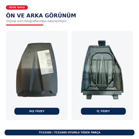TCS2500 / TCS2600 Uyumlu Hava Filtresi Kapağı