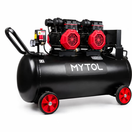 MYTOL MYK1001 100 Litre 4 HP Yağsız Yüksek Hızlı Hava Kompresörü 8 Bar