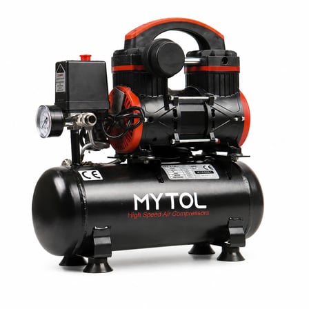 MYTOL MYK0061 6 Litre 1 HP Yağsız Taşınabilir Hava Kompresörü 8 Bar