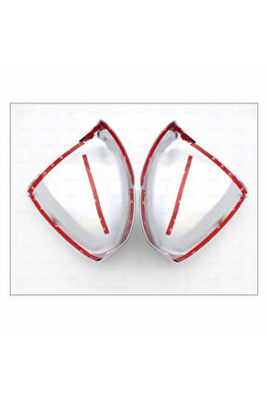 Peugeot 308 Krom Ayna Kapağı 2 Prç. 2013 Üzeri P.çelik