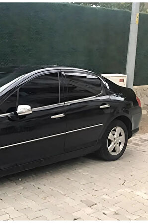 Peugeot 407 Krom Kapı Kolu 4 Kapı 2004 Üzeri Paslanmaz Çelik