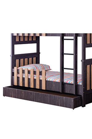Ranza, Black Montessori Ayrılabilir Ranza Masa + 2 Adet Comfort Yatak