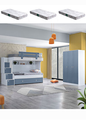 Ranza, Loof Yavrulu Ranza + 3 Kapaklı Dolap + 3 Adet Comfort Yatak