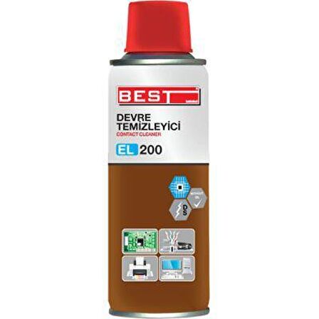 Best El-200 Devre Temizleyici Kontak Sprey Format Yağsız 200 Ml