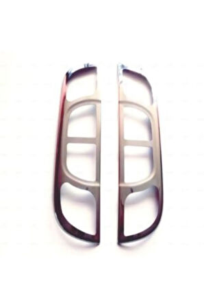 Peugeot Bipper Krom Stop Çerçeve 2 Parça 2008 Üzeri Paslanmaz Çelik