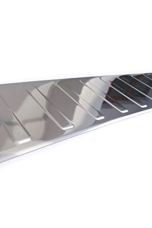 Peugeot Partner Tepee Krom Arka Tampon Üzeri Koruma 2008-2018 Paslanmaz Çelik Uyumlu