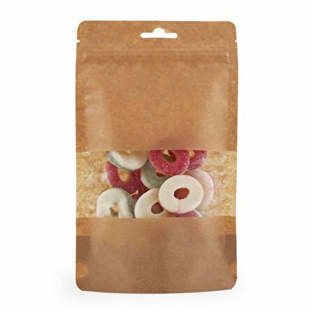 Kraft Orta Pencereli̇ Ki̇li̇tli̇ Doypack 13x22+4 Cm 250 Gr 1000 Adet