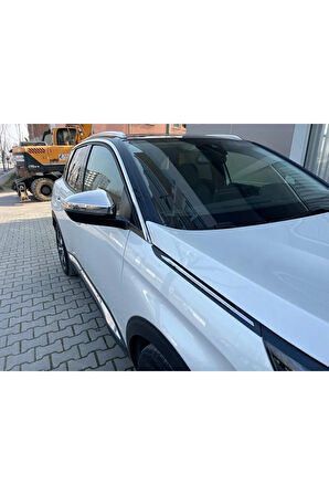 Peugeot 3008 Krom Ayna Kapağı 2 Parça 2016 Ve Üzeri Paslanmaz Çelik