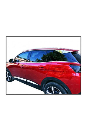 Peugeot 3008 Krom Cam Çıtası 8 Parça 2016 Ve Üzeri Paslanmaz Çelik