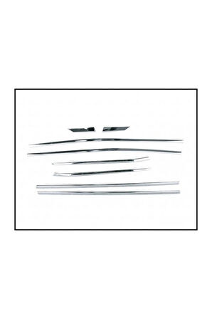 Peugeot 3008 Krom Cam Çıtası 8 Parça 2016 Ve Üzeri Paslanmaz Çelik