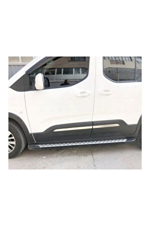 Peugeot Rifter Krom Yan Kapı Çıtası 4 Prç. 2018 Üzeri P.çelik