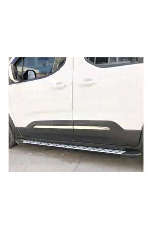 Peugeot Rifter Krom Yan Kapı Çıtası 4 Prç. 2018 Üzeri P.çelik