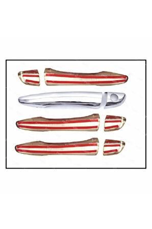 Peugeot 308 Krom Kapı Kolu 4 Kapı 2013 Üzeri P.çelik