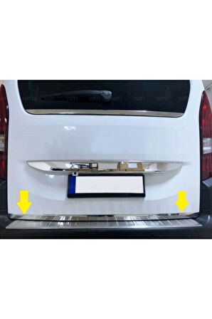 Peugeot Rifter Uyumlu Krom Bagaj Alt Çıtası 2018 Üzeri