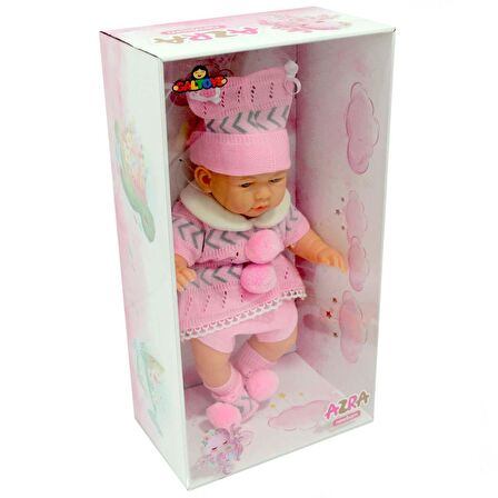 Yeni Doğmuş Pembe Gri Elbiseli
