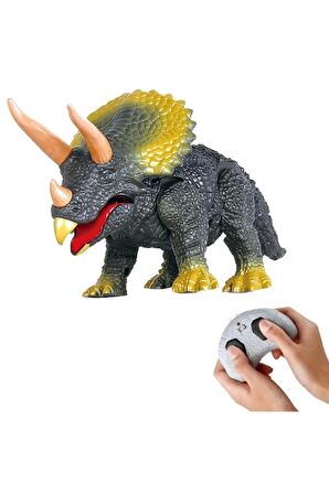 Uzaktan Kumandalı Pilli Triceratops Dinozor