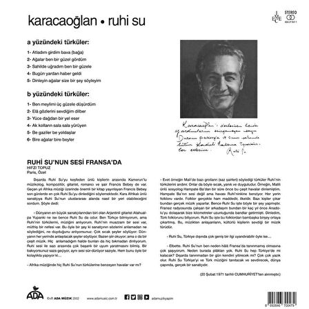 Ruhi Su - Karacaoğlan  (Plak)  