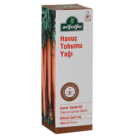 Arifoğlu Havuç Tohumu Yağı 20ml