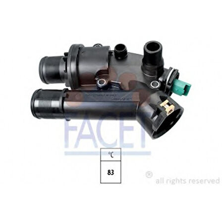 Jaguar Termostat Freelander 2 L359 06>14 Discovery Sport L550 14> Range Rover Evoque L538 11>19 Xf Sportbra - Facet 7.8747