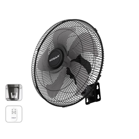 Koşar Ksv-Dk500 Uzaktan Kumandalı Sanayi Tipi  Vantilatör-Duvar Tipi (140 Watt & 20 İ̇̇̇Nç)