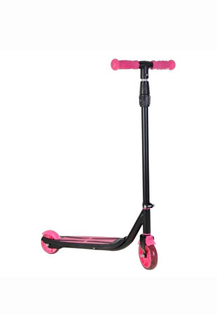 2 teker ışıklı scooter pembe
