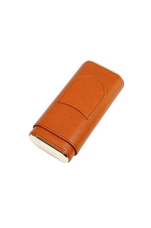 Cohiba Kahverengi Kesici Bölmeli Deri Puro Kılıfı
