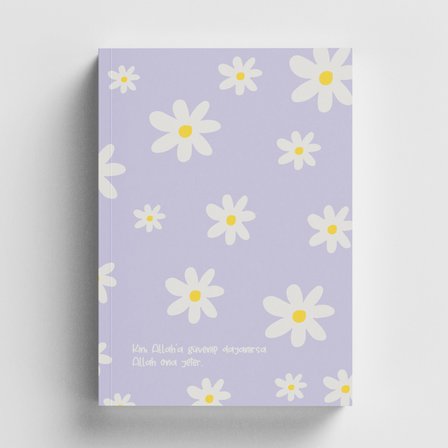 Papatya Serisi - Güvenip Dayananlara Allah Yeter İslami Defter (Ayet-Hadisli)
