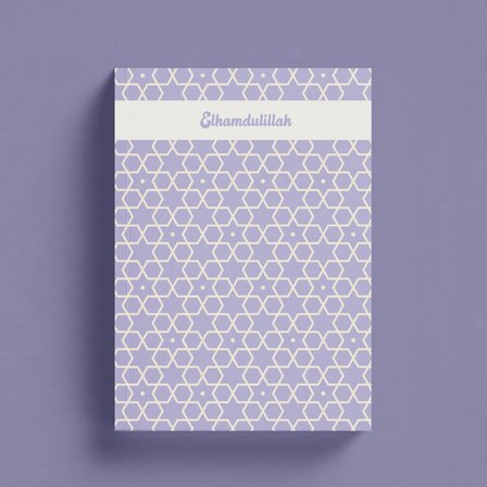 Elhamdulillah Mor İslami Defter (Ayet-Hadisli)