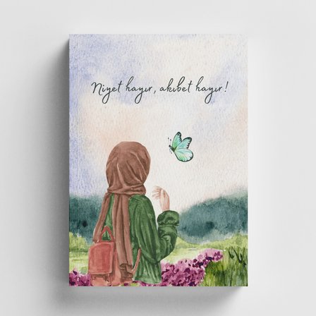 Niyet Hayır Akıbet Hayır İslami Defter (Ayet-Hadisli)