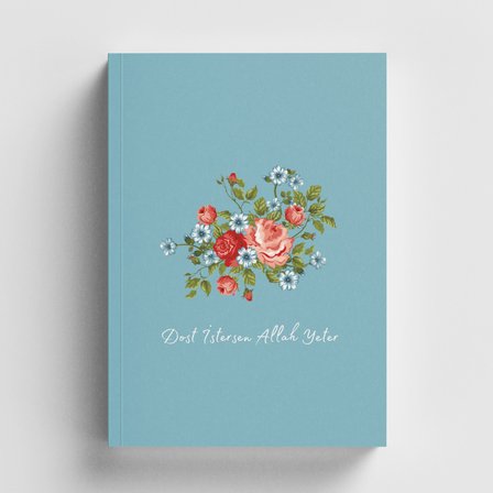Dost İstersen Allah Yeter İslami Defter (Ayet-Hadisli)
