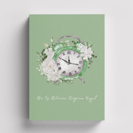 Bir İşi Bitirince Diğerine Koyul İslami Defter (Ayet-Hadisli)