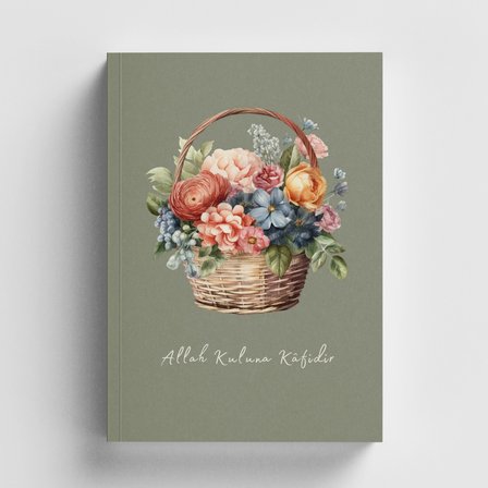 Allah Kuluna Kafidir İslami Defter (Ayet-Hadisli)