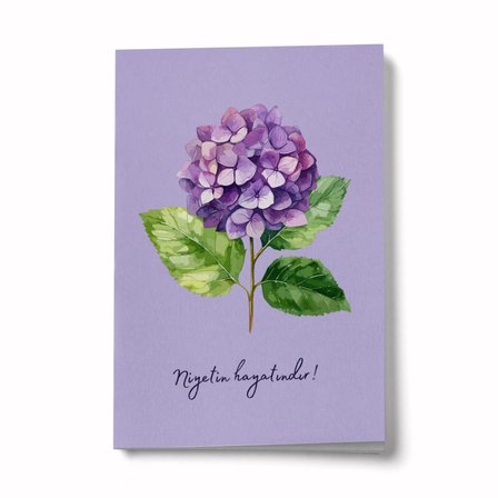 Niyetin Hayatındır A6 Çizgili Mini Defter Not Defteri