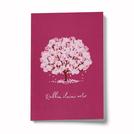 Rabbim İlmimi Artır A6 Çizgili Mini Defter Not Defteri
