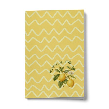 Hayat Sevince Güzel A6 Çizgili Mini Defter Not Defteri