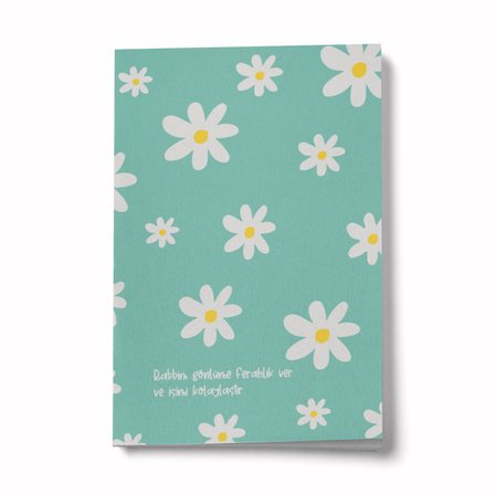 Rabbim Gönlüme Ferahlık Ver A6 Çizgili Mini Defter Not Defteri