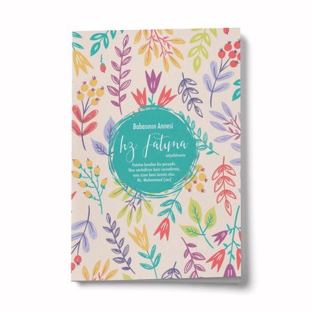 Hz. Fatıma A6 Çizgili Mini Defter Not Defteri