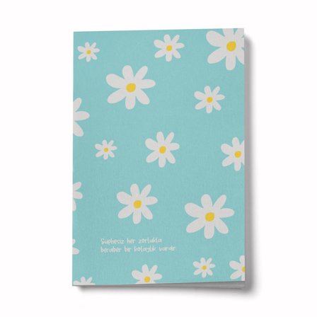 Şüphesiz Her Zorlukla Beraber Bir Kolaylık Vardır A6 Çizgili Mini Defter Not Defteri