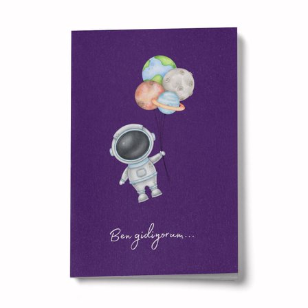 Ben Gidiyorum A6 Çizgili Mini Defter Not Defteri