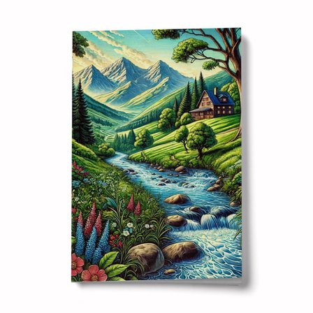 Bir İlkbahar Günü A6 Çizgili Mini Defter Not Defteri