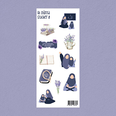 M8 - Kuran Kursu Hocası - İslami Sticker Paketi