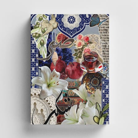 Kolaj Serisi 3- Akdeniz Bullet Journal A5 Noktalı Defter