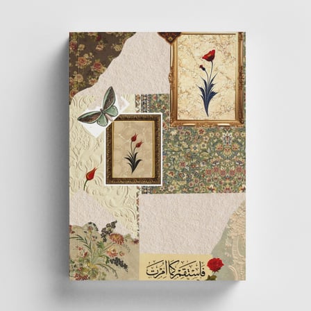 Kolaj Serisi 5 - Sanatsal İşler Bullet Journal A5 Noktalı Defter